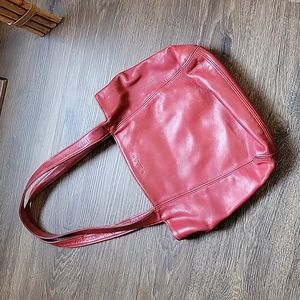 Vintage red coach purse